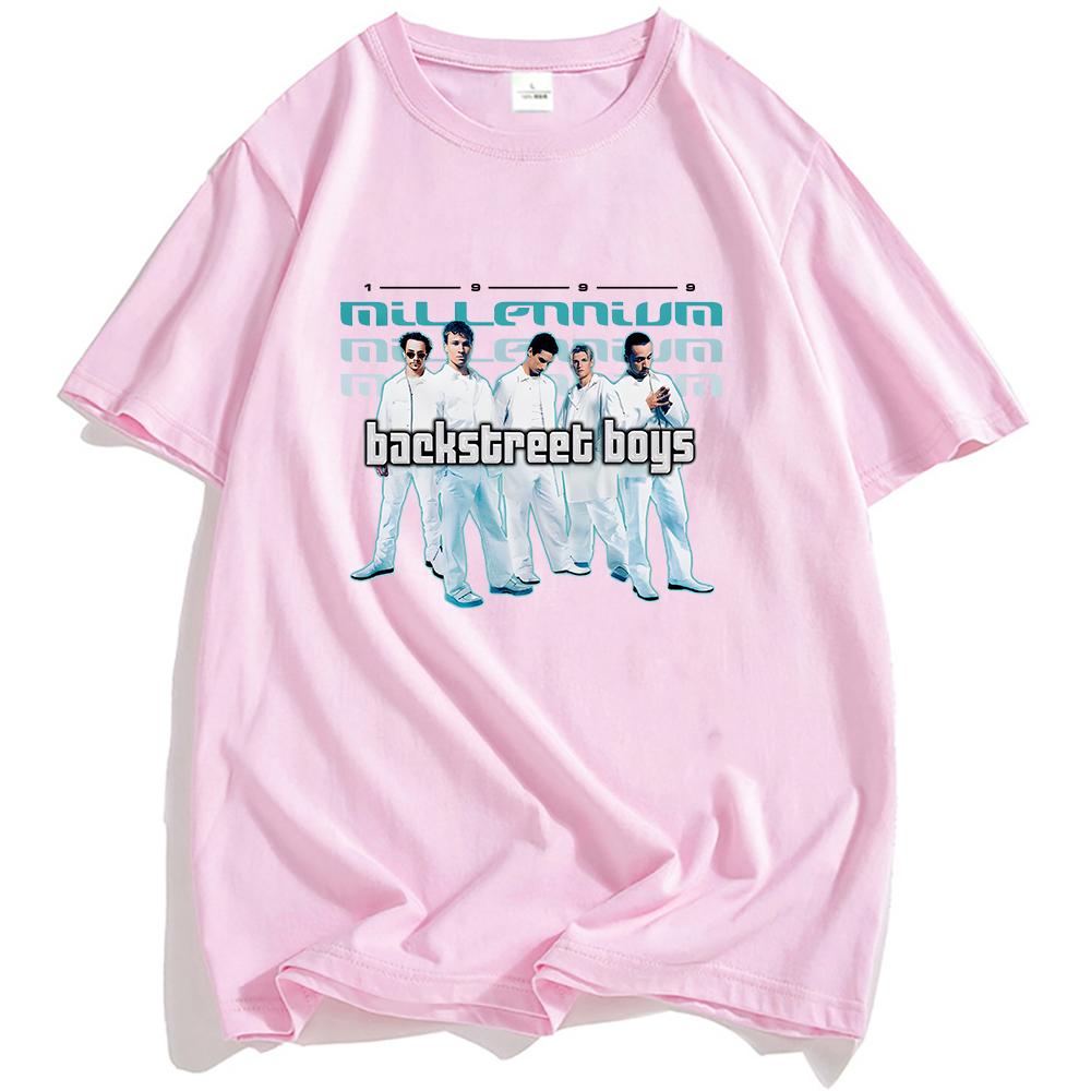 Tričko Backstreet Boys Millennium 2.0 s krátkým rukávem, bavlněné letní tričko, ležérní móda, letní pánské tričko s kulatým výstřihem, grafické tričko