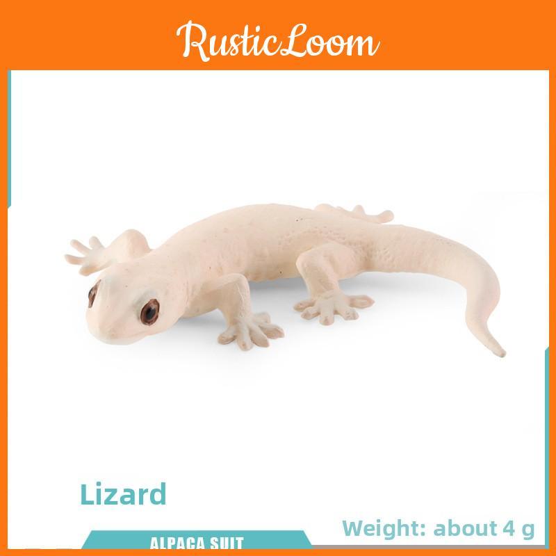 Realistic Reptile Lizard Chameleon Model With Assembleable Chameleon And Gecko Figures For Collectors And Kids