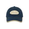 EMIS BEIGE TRIMMING BALL CAP-NAVY
