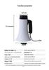 Gongxiang High-Power Foldable Megaphone for Street Vendors & Emergencies