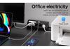 European Touch Night Light Power Strip: Triangle Wall Corner Extension Cord