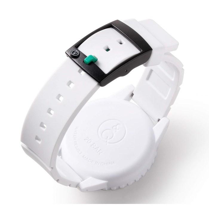 [Citizen] Q&Q SmileSolar Watch Solar Waterproof Men's White Divers RP30-001