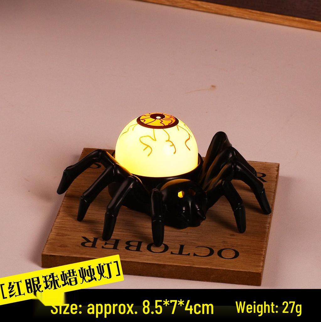 Children's Luminous Halloween Lantern: Pumpkin, Spider, and Skeleton Candle Decoration