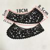 sales of 1-10 pieces Black and white embroidery hollowed out Shredded milk decoration DIY sewing lace accessories