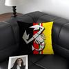Brand A-Abarth Scorpion Cushion Cover Natural Linen Organic Fabric Double-Sided Printing Sofa Home Decor Gift Pillow Case