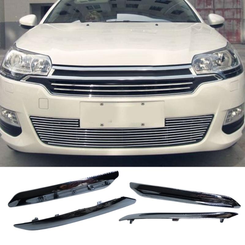 Coperture Decorative Paraurti Anteriore Posteriore 4 Pezzi ABS Rivestimento Esterno Automobilistico Strisce di Miglioramento Paraurti Adatte per C5