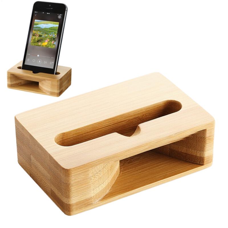 Wood Cell Phone Stand Mobile Phone Sound Amplifier Stand Wooden Cell Phone Stand with Sound Amplifier Phone Holder Desk Support