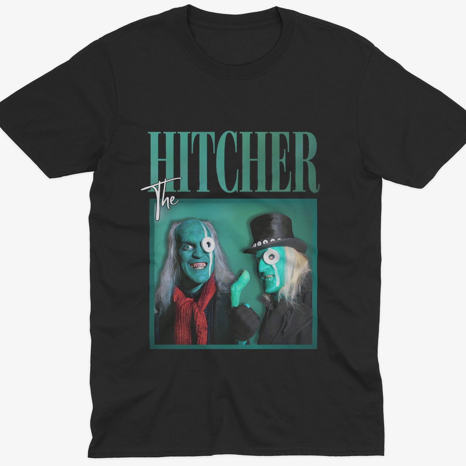 The Hitcher Retro Homage T-Shirt, The Mighty Boosh T-Shirt, Vince Noir, Howard Moon, Old Gregg Crack Fox Mighty Boosh Tee, Funny Boosh S