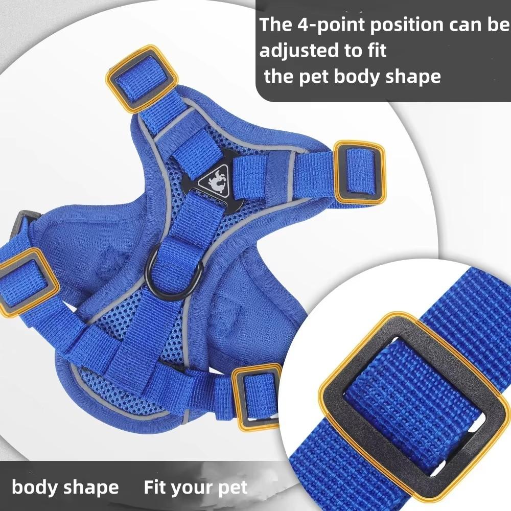 Light and Breathable Safety Reflection Anti - Escape Vest Type for Cats and Dogs Pet Harness