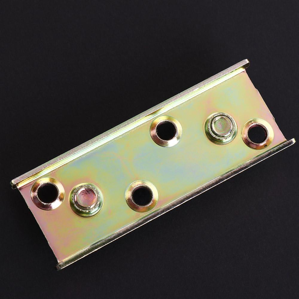 4 Set Supporti per Pedane con Staffe di Fissaggio alla Rete Letto Connettori Robusti per Telaio Letto Senza Incasso per Mobili