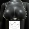 Adjustable Rhinestone Breast Chain Lingerie Bikini Crystal Chain Chest Bracket Chain  Party