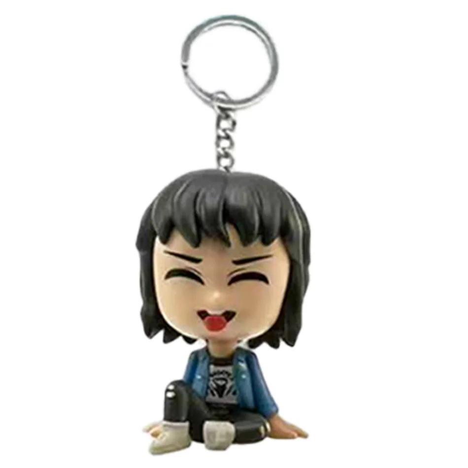 8Pcs Mini Portable Keychains Cute Creative Bag Charms For Kids Unique Vinyl Figures Gifts