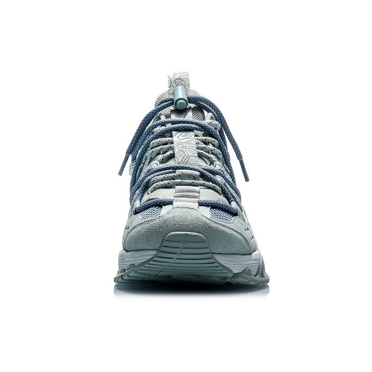 Li-Ning Non-Slip Breathable Low-Top Casual Shoes Men Sneakers Gray-Mist-Green ARDQ007-2