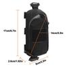 Tactical Molle Waist Pack: Outdoor Phone Bag, Walkie Talkie Holder, Coin Purse, EDC Pouch, Shoulder Strap & Backpack Attachment