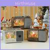 Christmas Creative Decor Radio Light Music Night Lamp With Santa Claus Pattern
