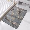 Marble Print Bathroom Rug Diatomaceous Earth Absorbent Entrance Rug Non Slip Door Mat Marbling Floor Mat
