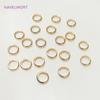 Großhandel 14K/18K Vergoldet Gelötet Geschlossene Ringverbinder Biegeringe Für DIY Schmuckherstellung Zubehör