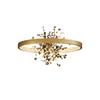 Round Chandelier Modern Dining Room Lamp Living Room Bedroom Kitchen Home Decoration Master Bedroom Gold Lamp 40/60/80cm