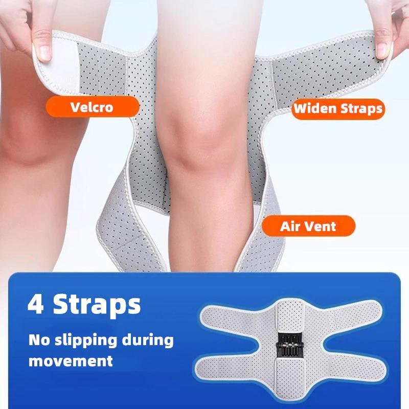 Powerful Rebound Springs Knee Assistive Device Non-Slip Breathable Booster Adjustable Spring Stabilizer Brace Joint Support