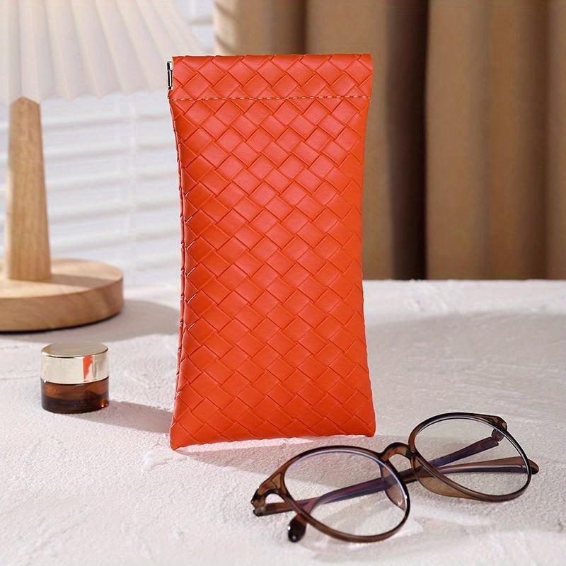 

1 шт. сумка для очков портативная водонепроницаемая сумка для очков PU кожа защитный чехол для очков анти-давление сумка для хранения оранжевый