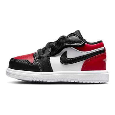 Zapatillas de Bebé Air 1 Low ALT TD Bred Toe Rojo Gimnasio Blanco Negro CI3436-612