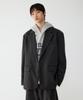 Studio Tomboy [Men] Striped Setup Jacket_Charcoal 9155312553