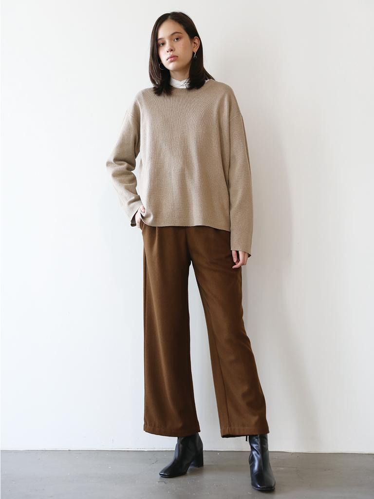 Hyumeongaelleoli Wool Wide Pants_Brown