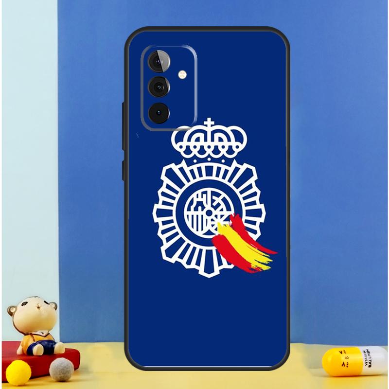 Spain National Police Logo Cover For Samsung Galaxy A52 A32 A22 A12 A13 A23 A33 A53 A51 A71 A15 A25 A14 A34 A54 Case