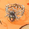 Punk Chic Arachnid Crystal Rhinestones Bracelet Adjustable Wrist Chain For Halloween Outfits Theme Parties And More