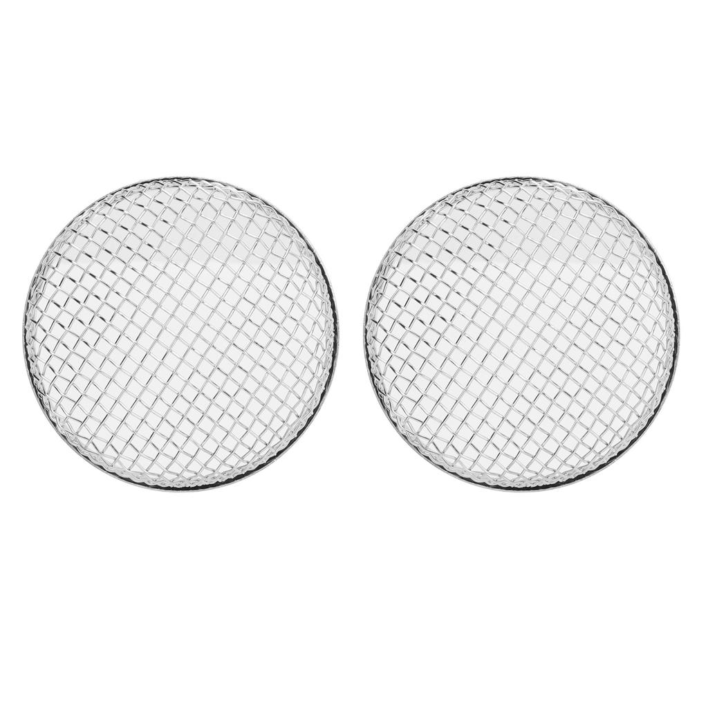 2Pcs RV Furnace Vent 2.8in Round Stainless Steel Flying Bug Cover Camper Heater Exhaust Vent Mesh Sc