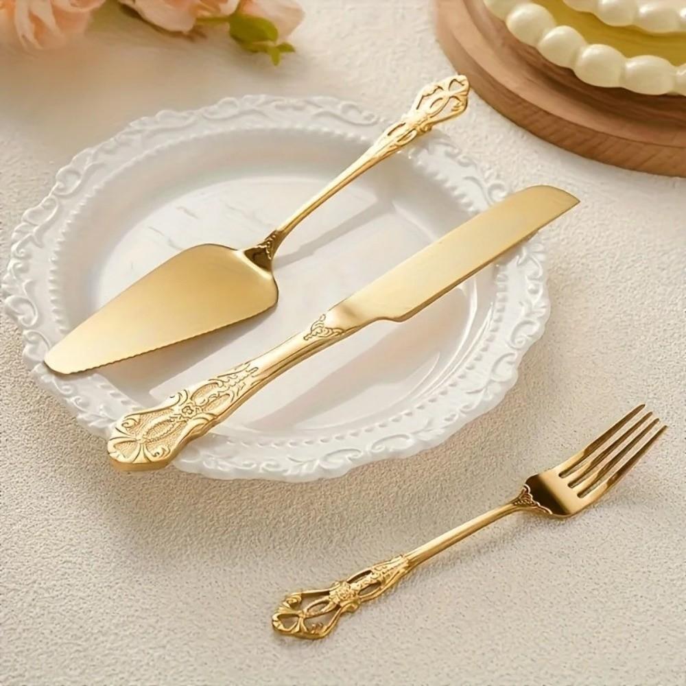 2 ks Nerezová sada stěrek na dorty Servírovací lopatka na zdobené dorty Vintage lopatka na dorty Pro palácové večírky