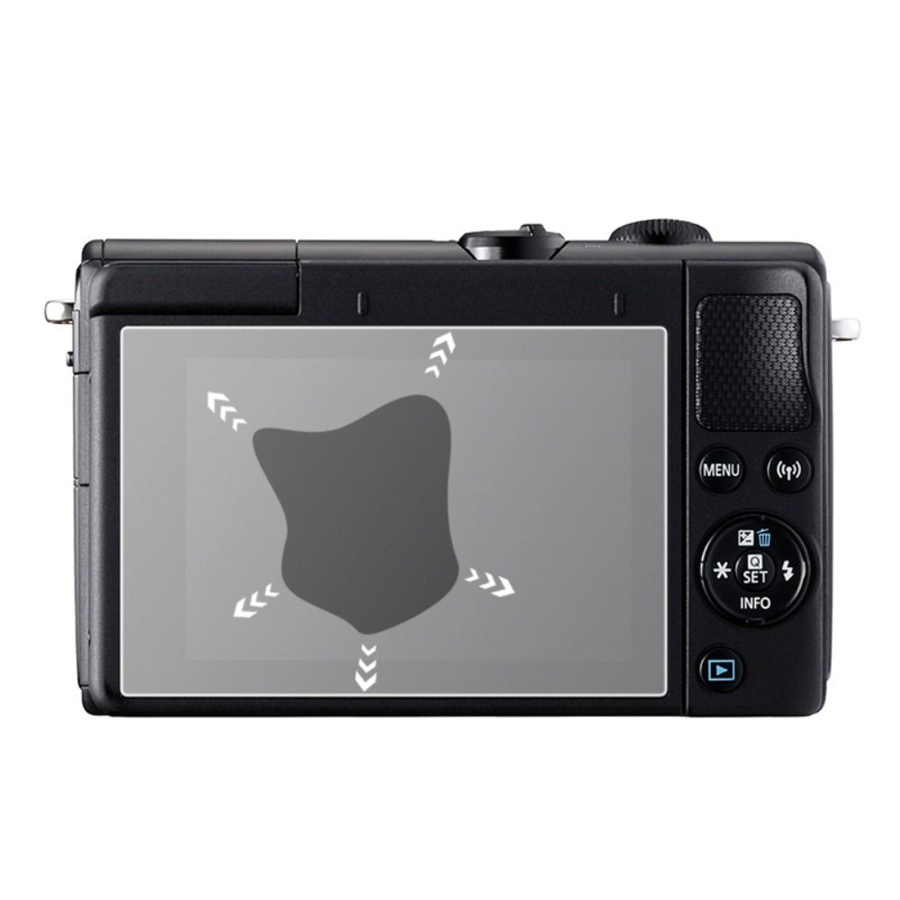 Anti Fingerprint Mini SLR Screen Protector Tempered Glass για Canon M3 M5 M10 M6 EOS R