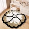 Rose-Shaped Diatom Mud Floor Mat - Stain-Resistant, Easy-to-Clean, for Bedroom or Living Room
