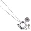 Harry Potter Floating Charm Locket Necklace with 3 charms