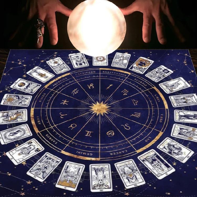 Board Game Pad Astrological Oracles Table Cover Card Mat Divinations Tablecloth