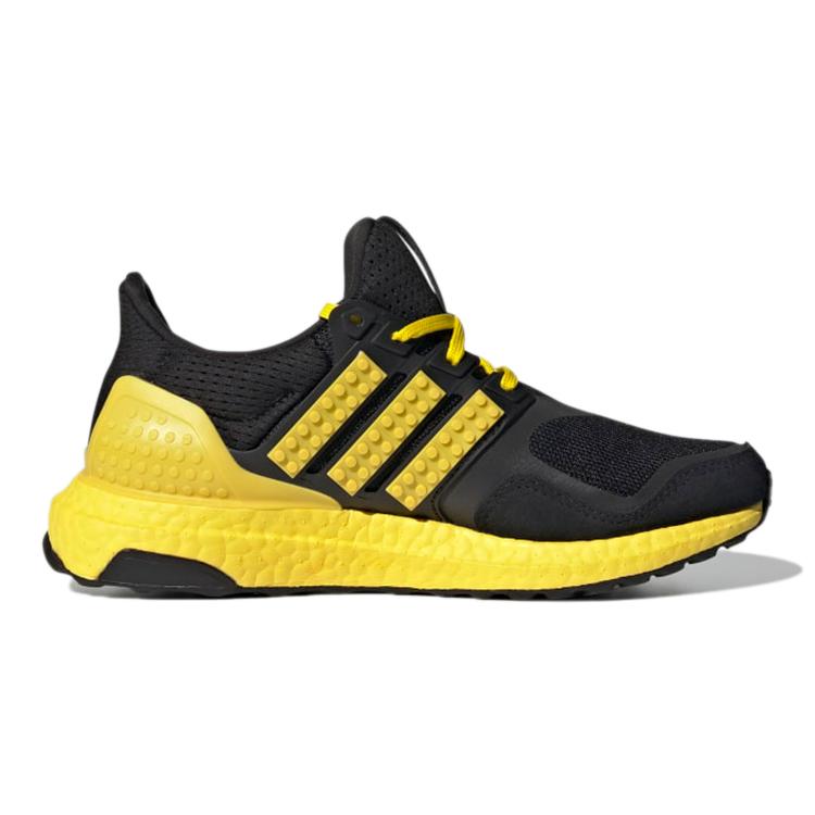 New LEGO x Adidas ULT J Slip Resistant Cushioning Low Top Kids' Running Shoes Lemon Teenagers GX2548