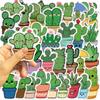50PCS Cute Plants Cactus Graffiti Star Film Glitter Stickers Kid Toys Laptop Mobile Luggage Scrapbook Skateboard Creative Sticke