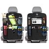 Multi Pockets Car Seat Back Large Capacity Storage Bag Protector Anti-Kick  For Tesla TM3 TMX  Model S X Model 3 Model Y Decals