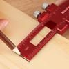 Woodworking Sliding Gauge 3pcs 18cm/23cm/33cm Woodworking Tools Ruler Measuring Tools Marking Depth Gauge Aluminum Alloy Scribe