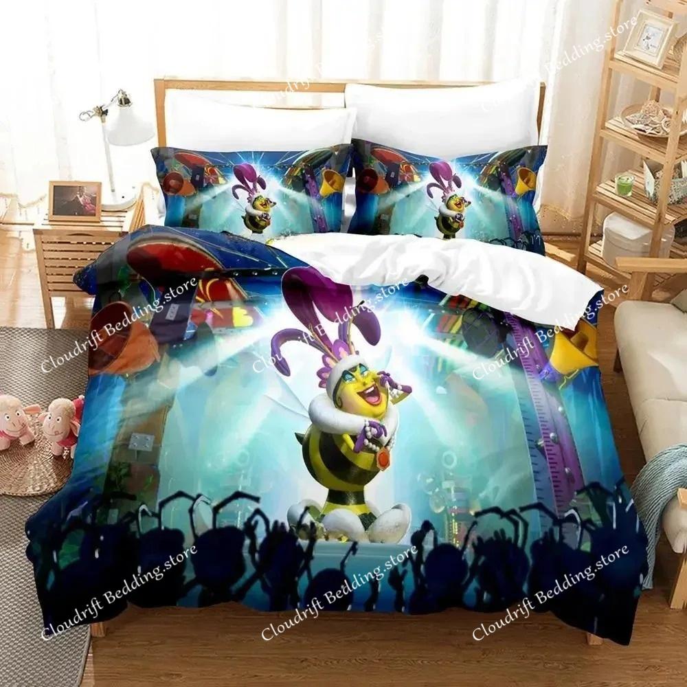 Set Biancheria da Letto Beat Bugs Singolo Twin Full Queen King Size Set Letto Adulto Bambino Camera da Letto Copripiumino Set Stampa 3D Anime Set Lenzuola