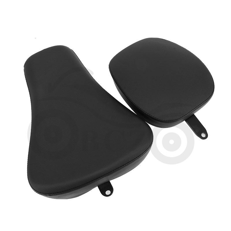 Front & Rear Leather Seat Cushions for Harley XL1200 X48 (2004-2015)