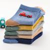 5 Paar Kinder Socken Niedlicher Cartoon Bär Jungen Mädchen Wintersocken Frühling Herbst Weiche Baumwolle Atmungsaktiv Sport Kinder Socken Babysocke