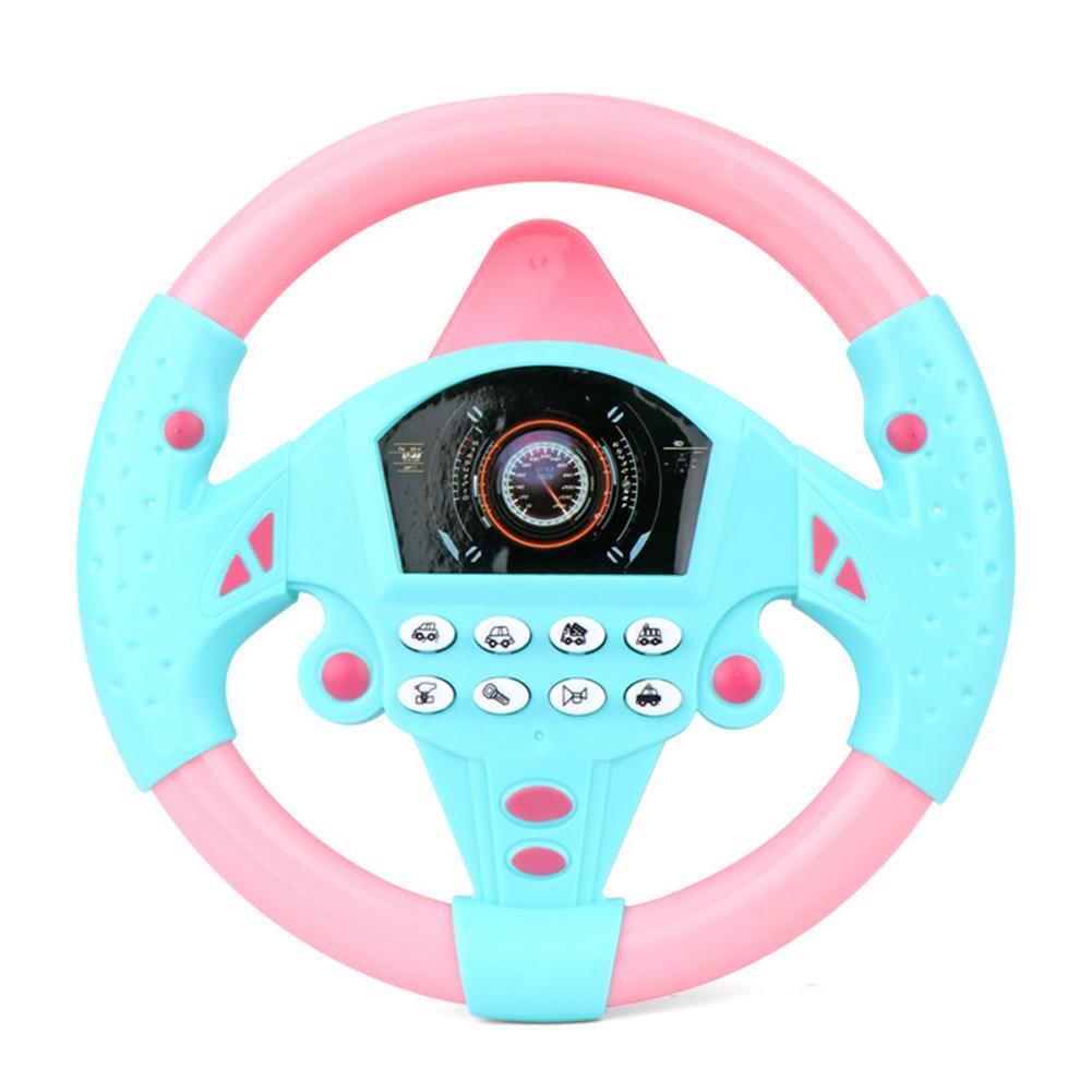 Co Pilot Steering Wheel Simulator Simulation Car Mounted 360 Degree Rotation Simulation Driving Internet Celebrity Voice Toy