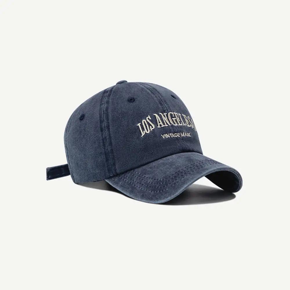Cotton Embroidery Letter W Baseball Cap Snapback Caps Bone Casquette Hat Distressed Wearing Fitted Hat For Men Custom Hats 2023