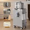 Front Hook Trolley Luggage Case for Students, Large Capacity Travel Case, Secure Men's Password Suitcase
