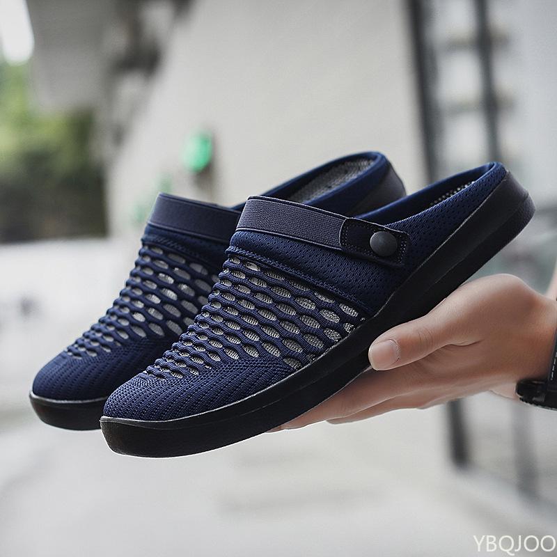 Comfortable Mesh Garden Shoes For Men 2026 New Summer AntiSlip Lightweight Slippers Men Clogs Sandalias Hombre Man Beach Sandals