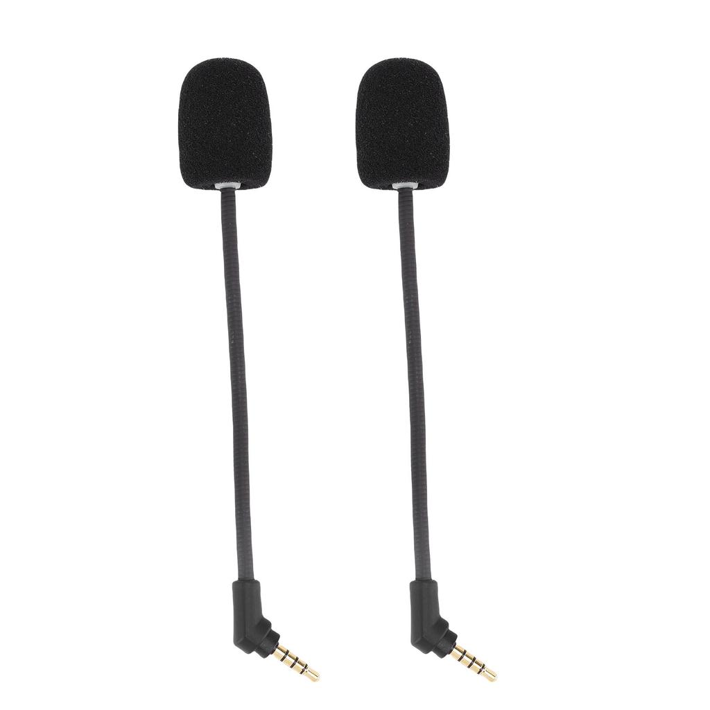 2Pcs Microphone Replacement for HyperX Cloud Flight S Noise Canceling 3.5mm Plug Detachable Mic