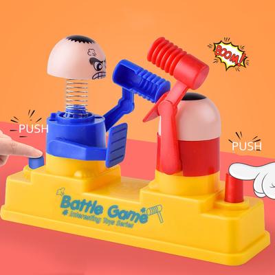 BalleenShiny Mini Baby Toys Kids Doll Double Battle Game Parent-Child Interactive Hammer Hiding Game