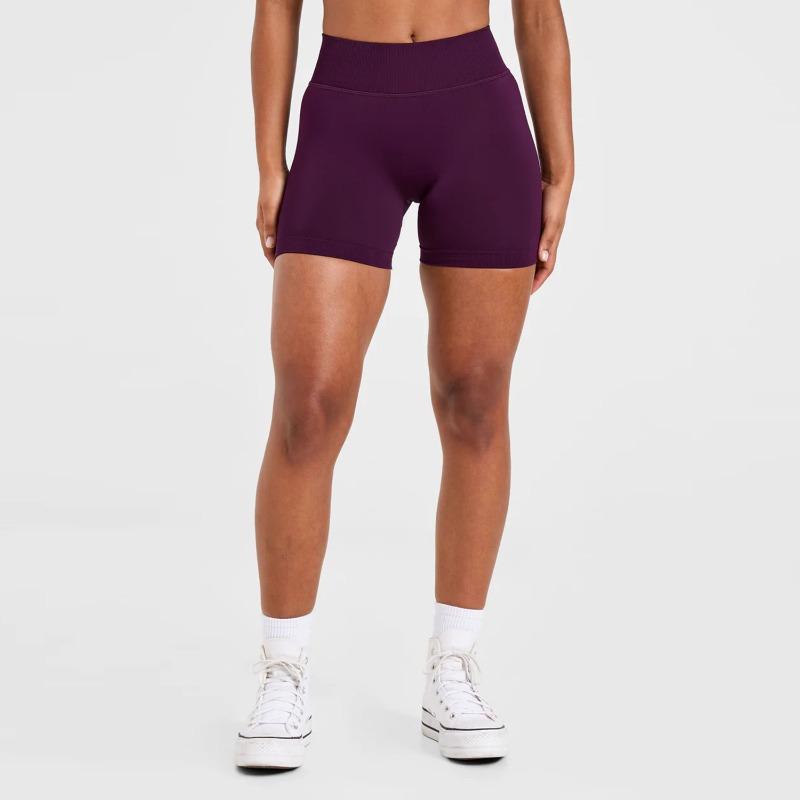 Seamless yoga pants high waist peach buttocks tight yoga shorts outside sports running fitness pants women