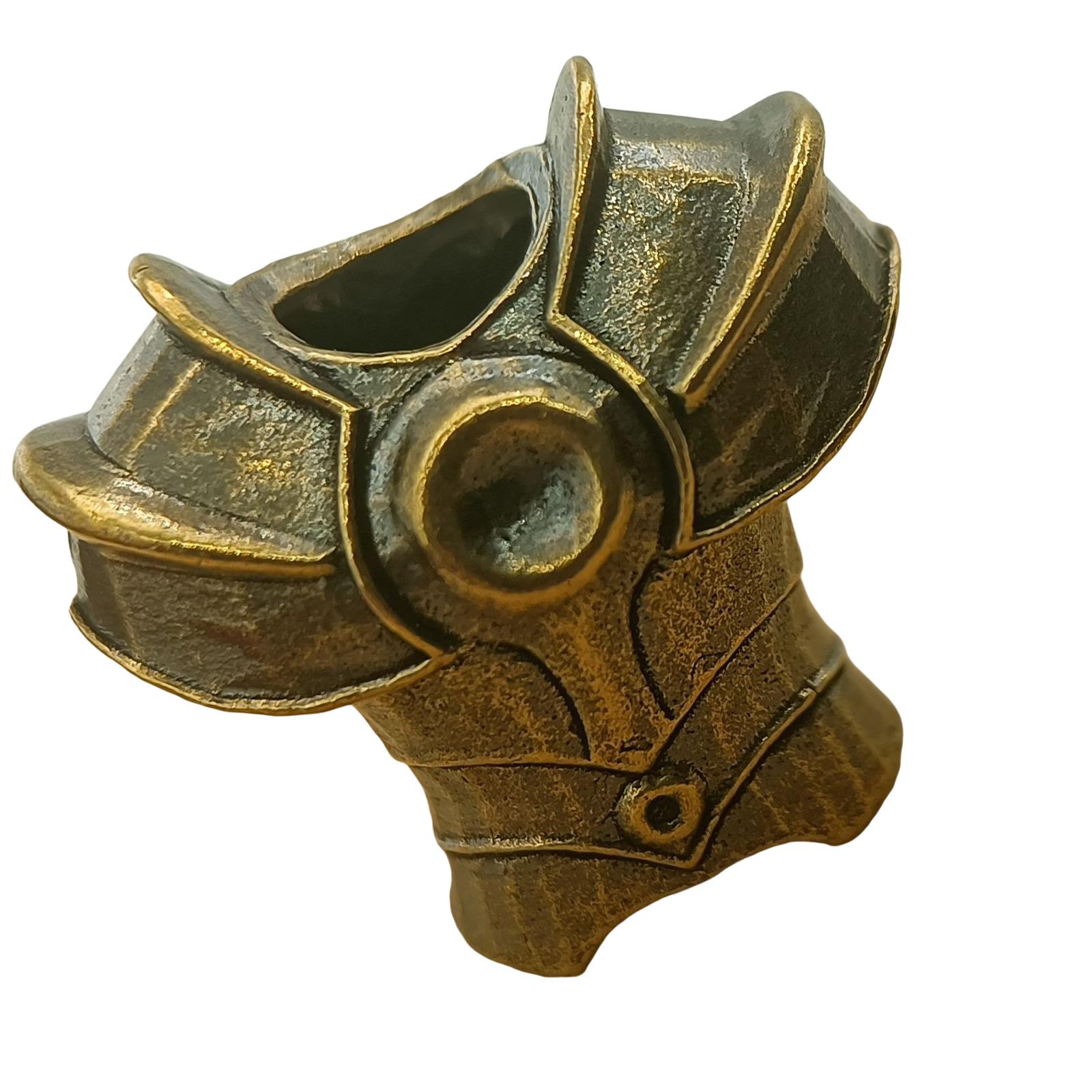 

Brass Lanyard Beads Armor Cuirass Shape Parachute Cord Beads Vintage Charm Beads for DIY Paracord Pendants Buckle